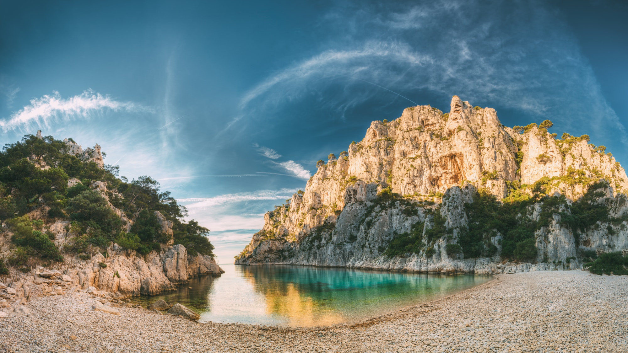 Panorama der Calanques bei Cassis